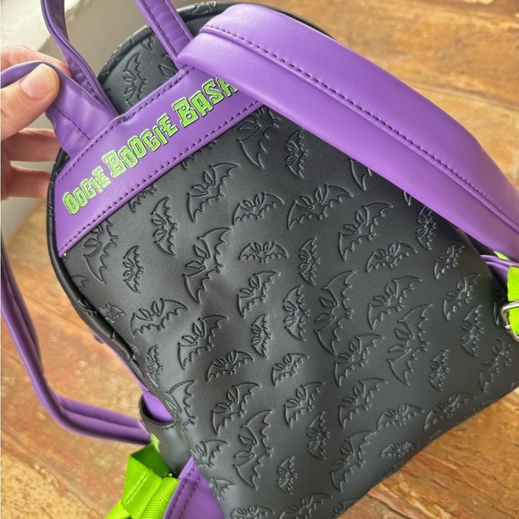NWOT Disneyland Oogie Boogie Bash 2024 Loungefly Mini Backpack PARK EXCLUSIVE - Picture 9 of 12